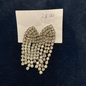 Set of two Rhinestone “Arch” four strands